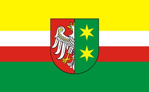flaga województwa lubuskiego